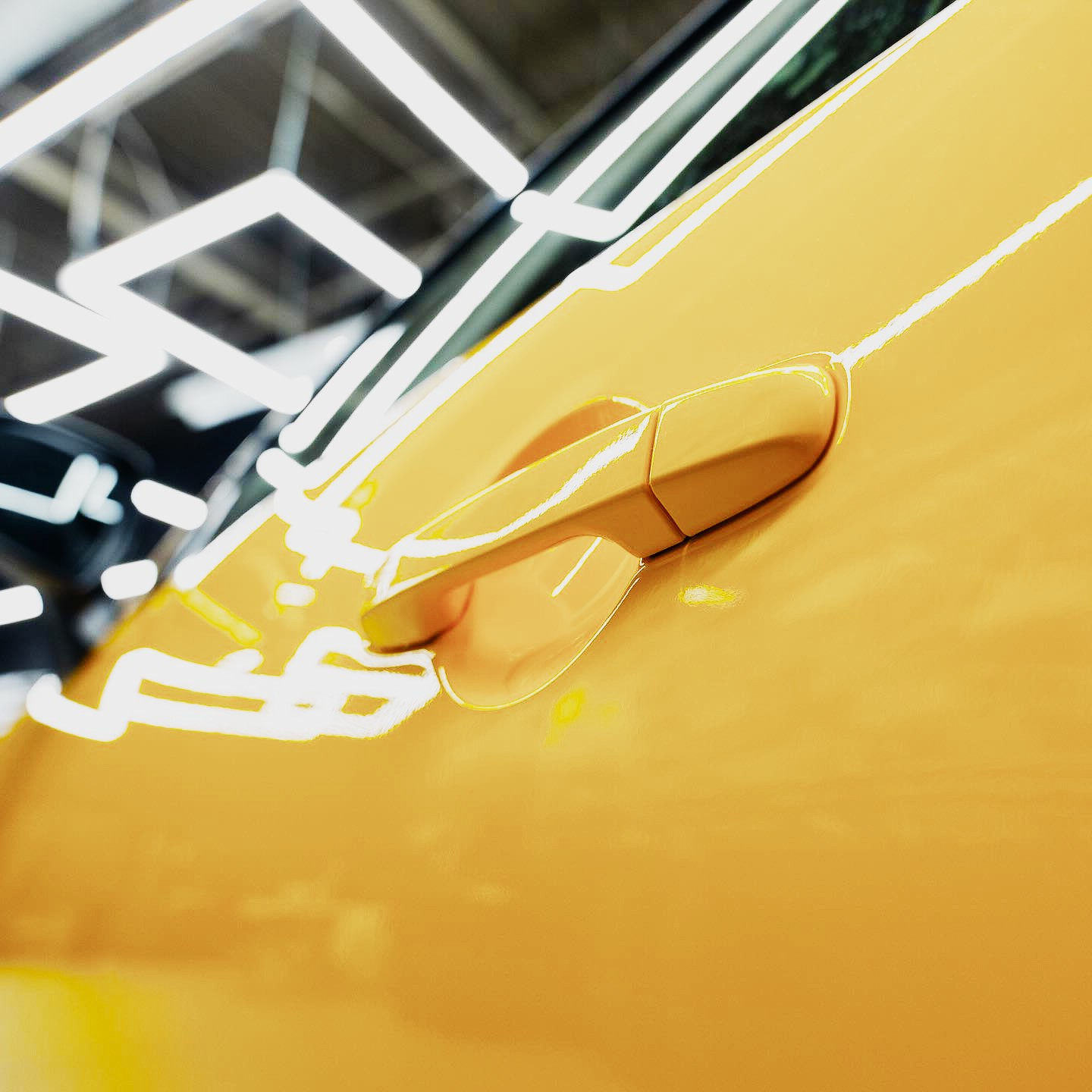 Wrapped door handle finish